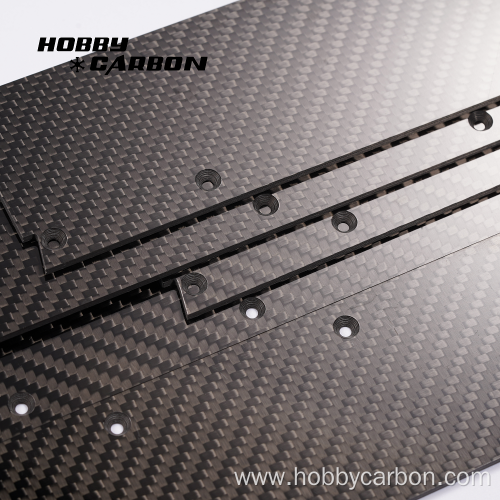 Custom CNC carbon 3mm plate